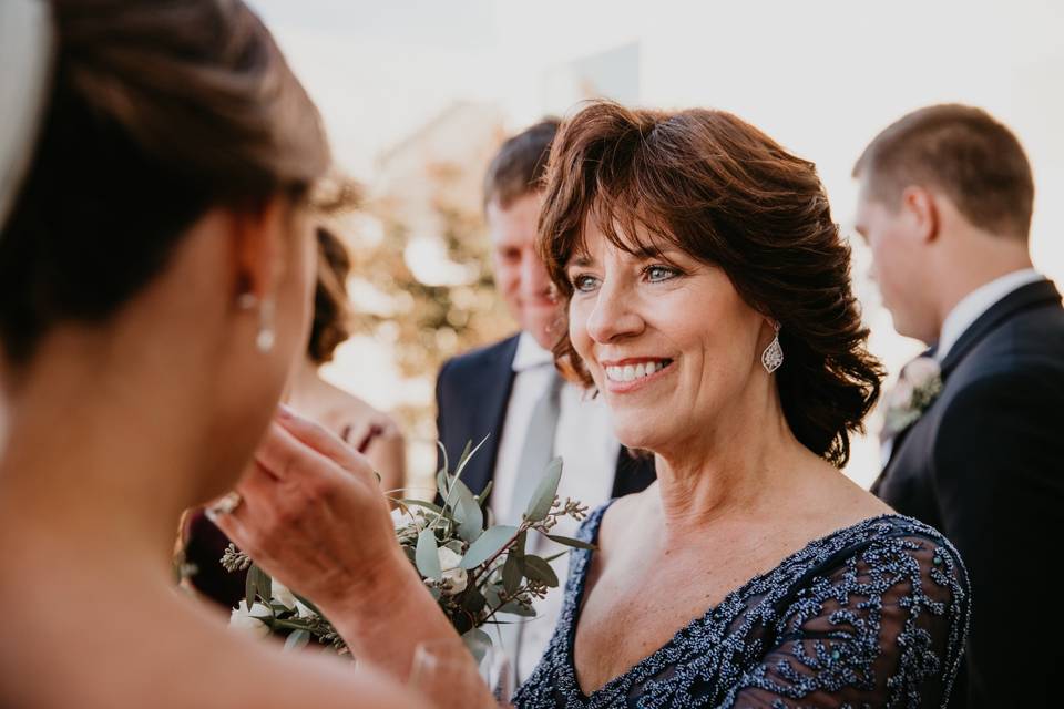 Bridal updo