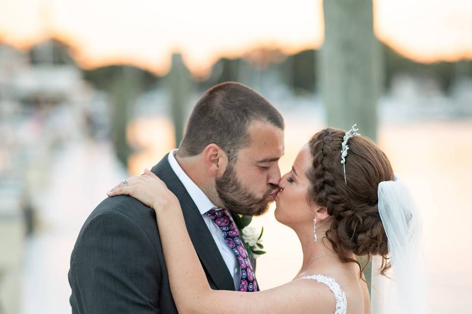 Bridal braid and bun