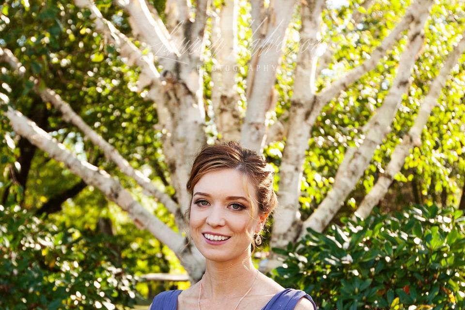 Bridesmaid closeup