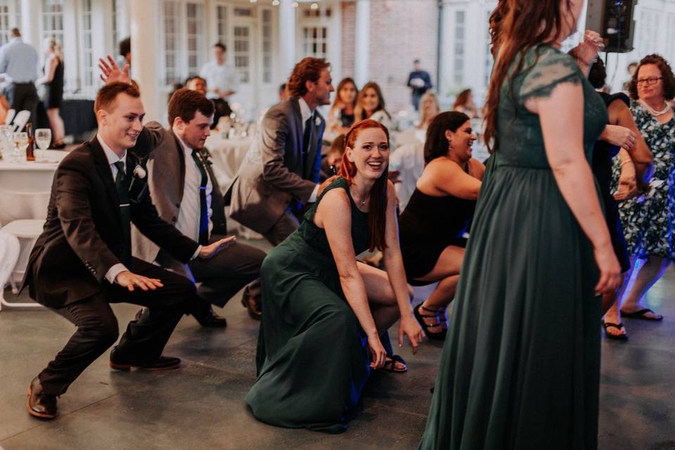 Getting Low at the Wedding