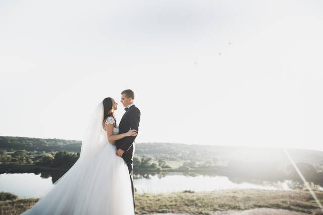 The happy couple