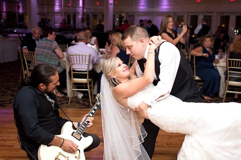 Playing for the newlyweds