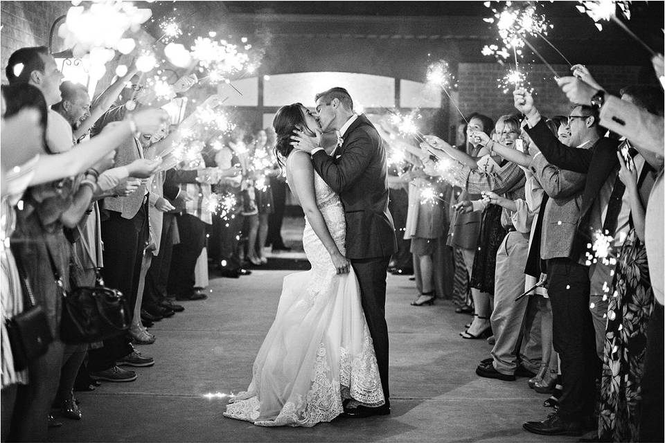 Sparkler sendoff