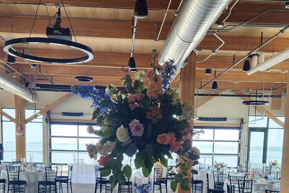 Flowers make the room