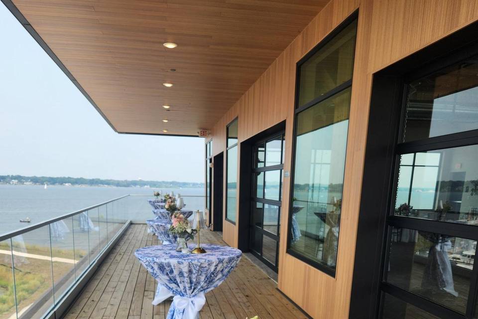Beautiful decorated tables