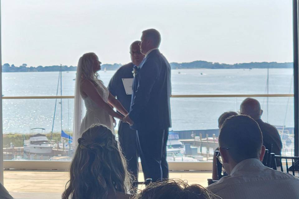 Ceremony inside the venue