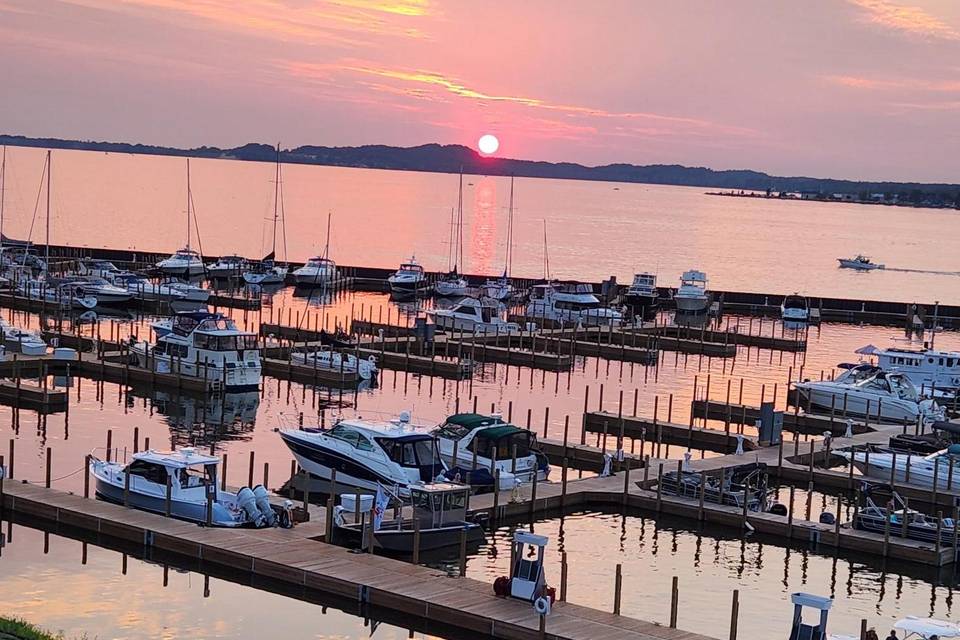 Marina in view from our deck