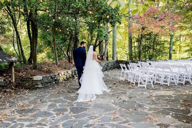 Outdoor wedding ceremony
