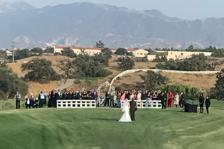 Outdoor wedding