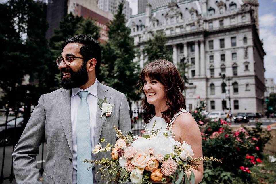 Lady Pruner, NYC Elopement