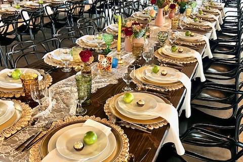 Plated wedding style