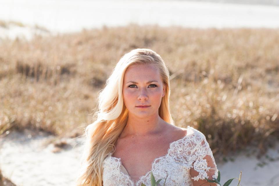 Elopement wedding on Beach