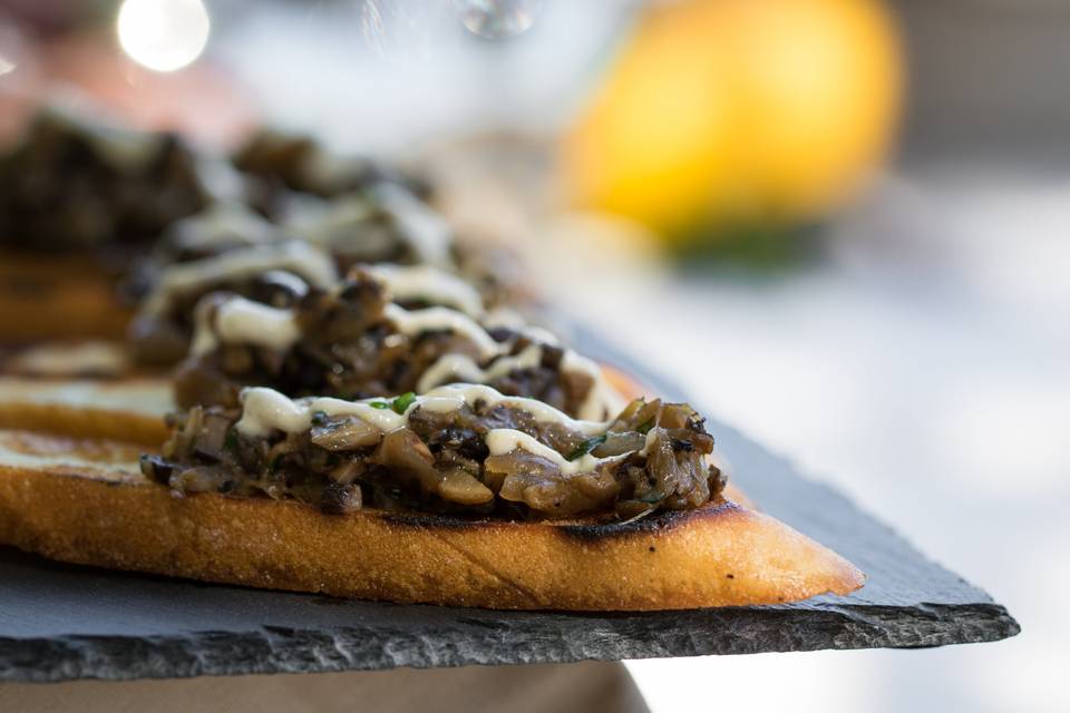 Mushroom Crostini