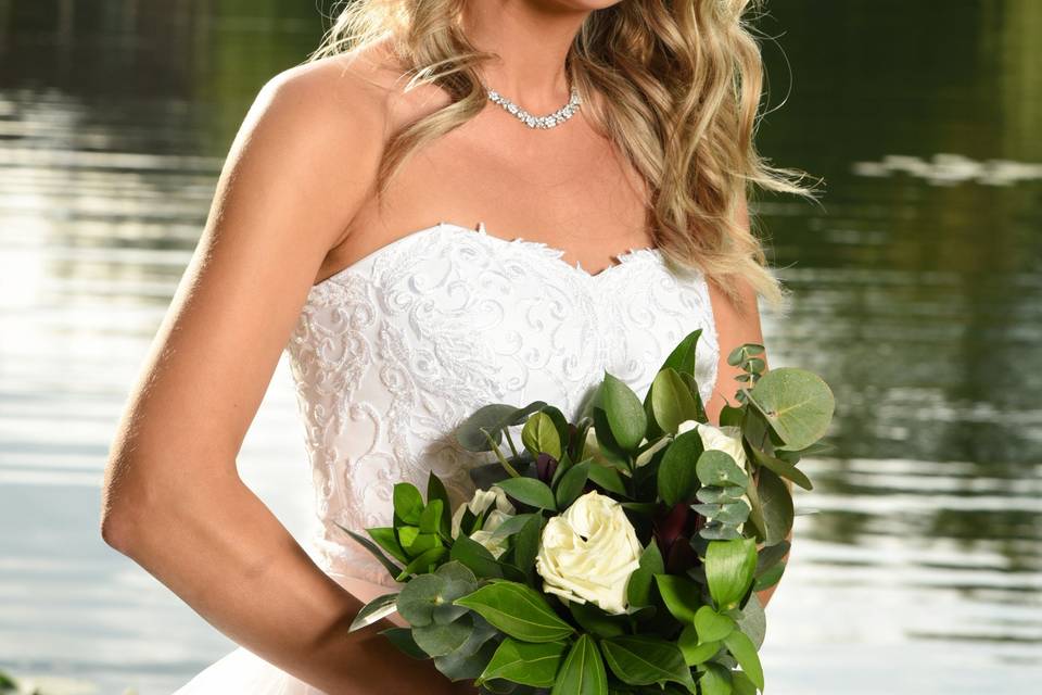 Formal bridal portraits