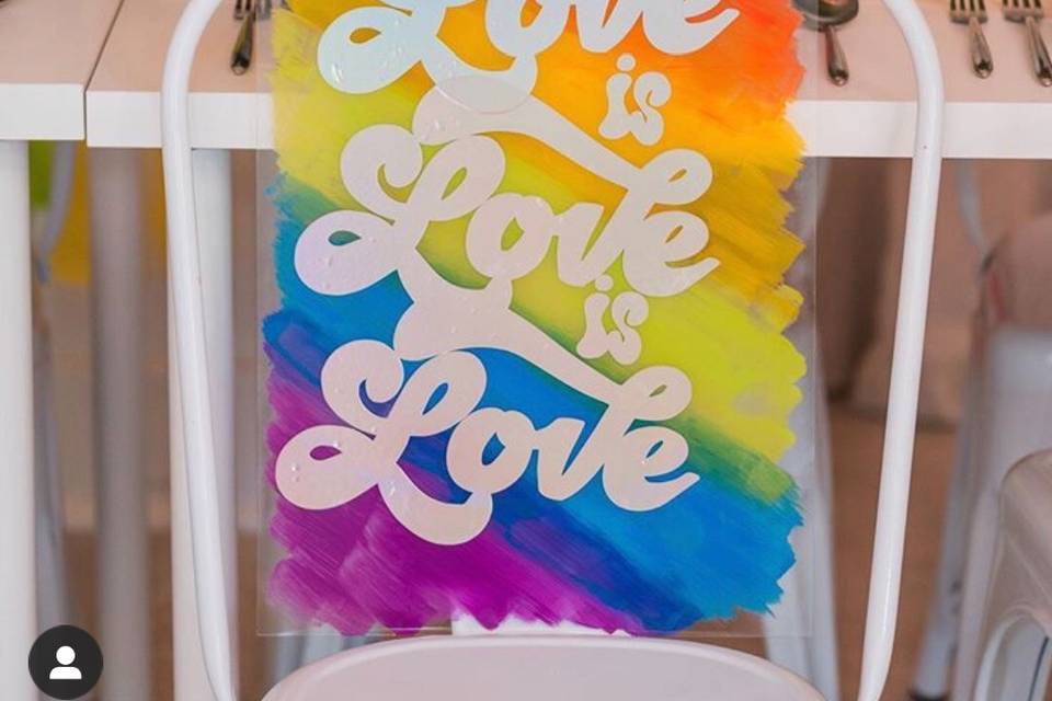 Love is Love sign