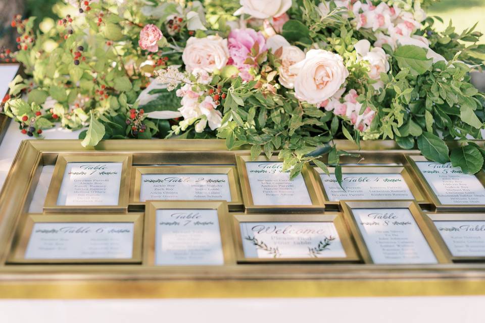 Wildflower Escort table