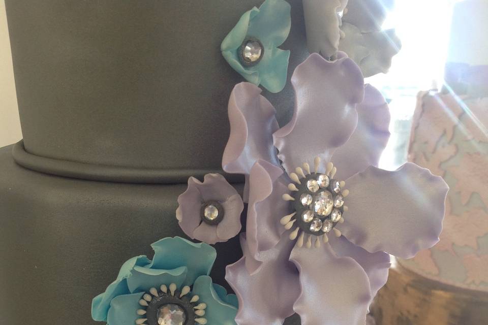 Broaches and flowers