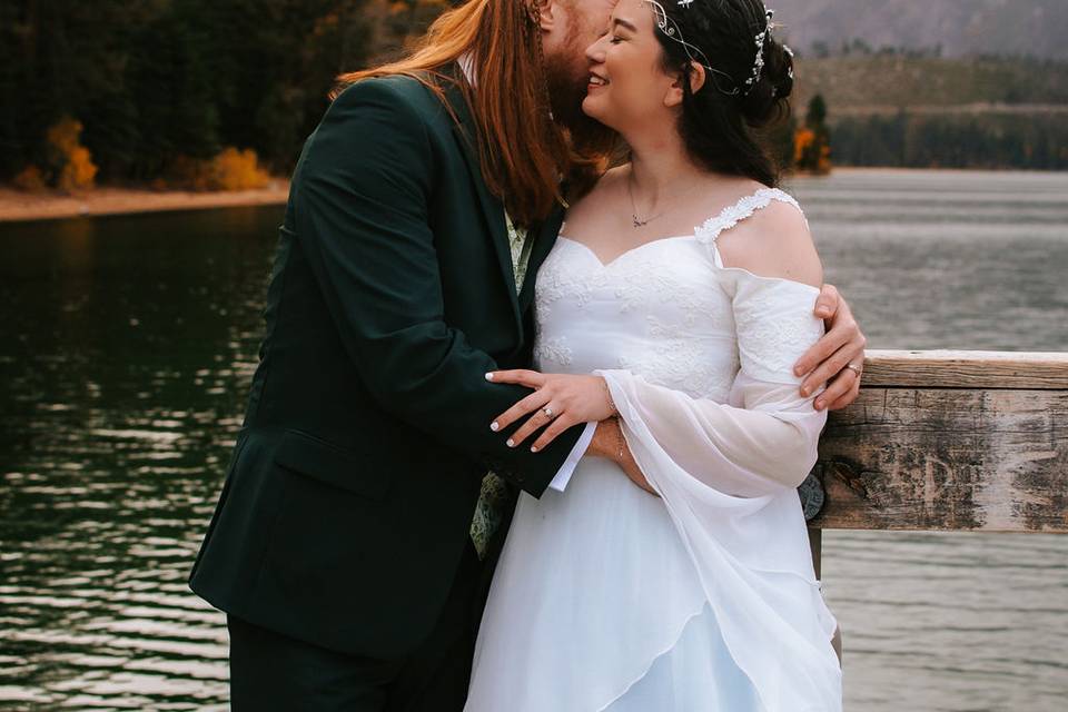 Fall Lake Tahoe Wedding