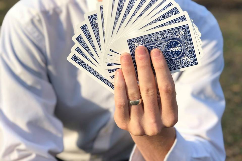 Cards in hand