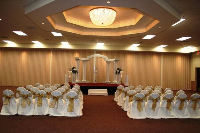 Wedding ceremony area