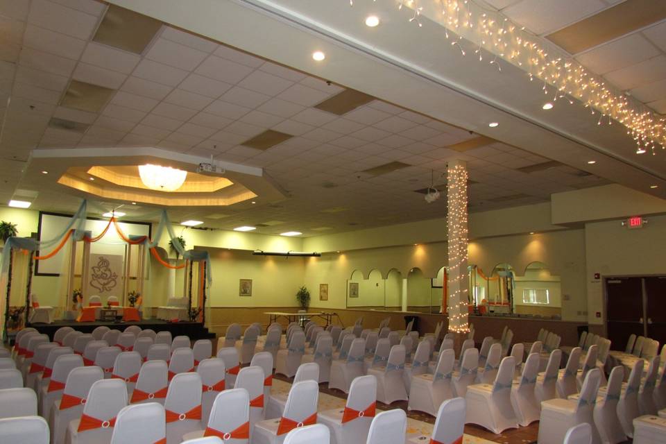 Ballroom set-up