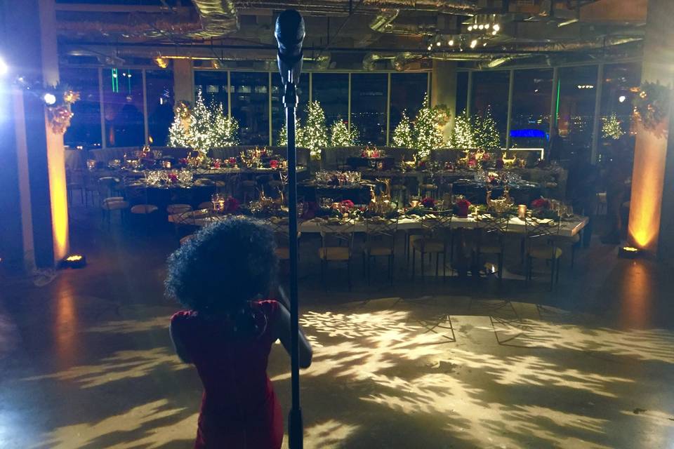 Reception lighting