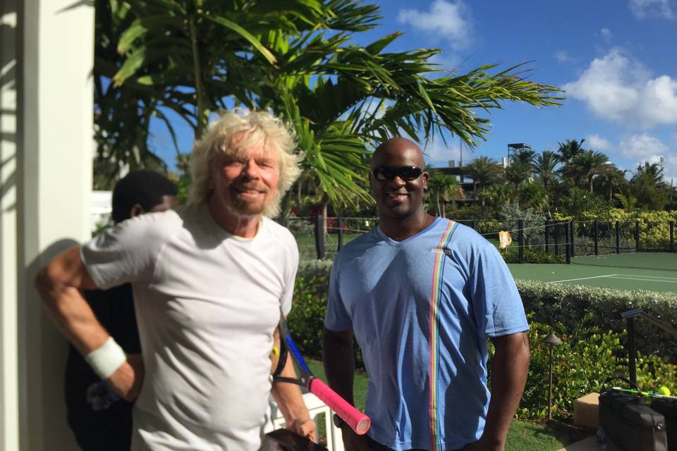 Sir Richard Branson and Jon