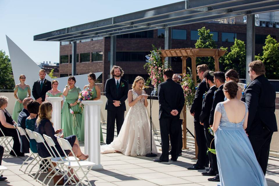 Roof Terrace Ceremony