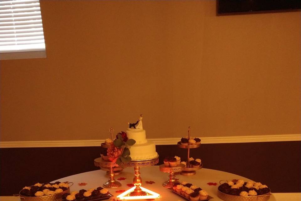 Cake Table Up Lighting 21'