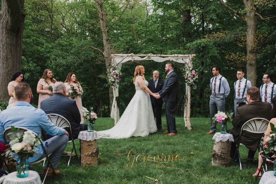 Outdoor ceremony - Geronimo Photography LLC