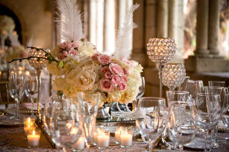 Crystal tablescape
