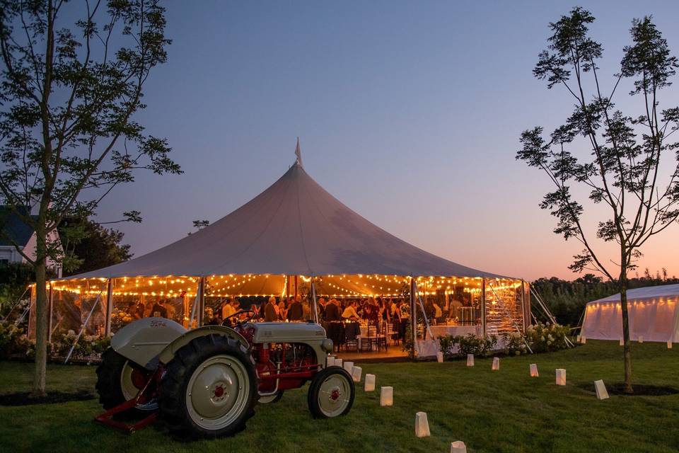 Tent At Sunset