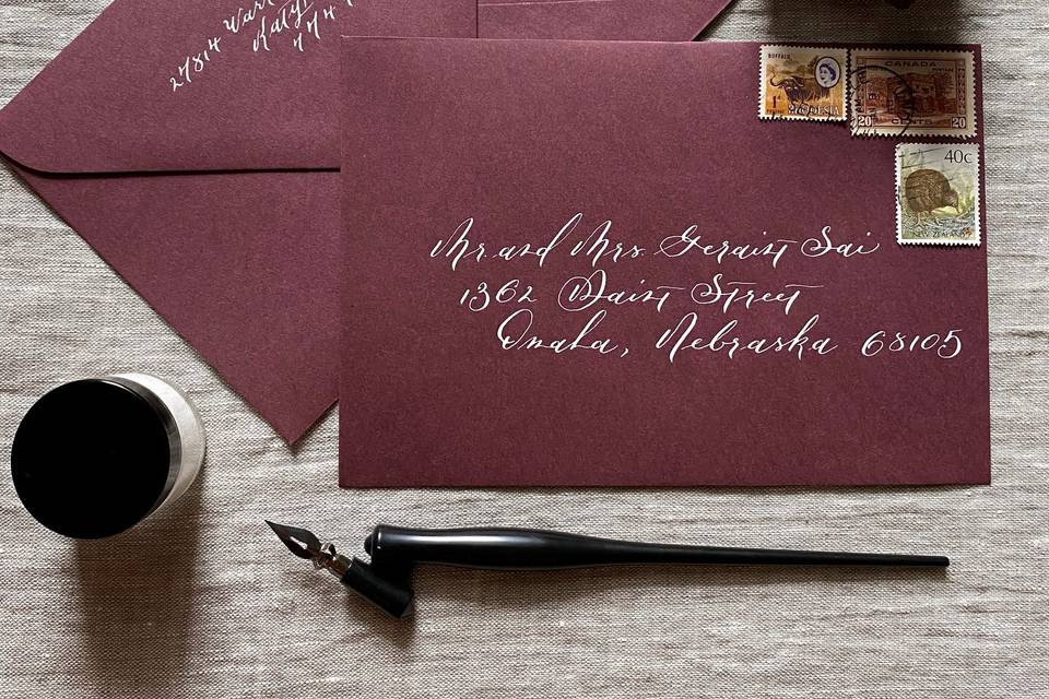 Rustic Envelopes