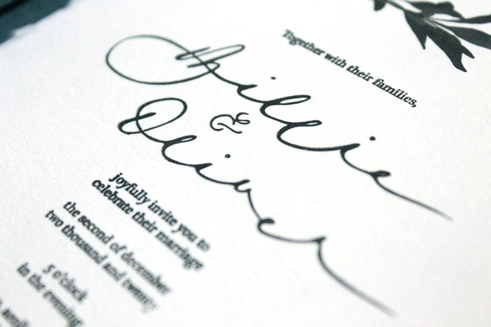 Invitation Letterpress