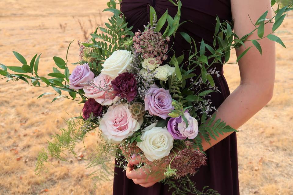 Textural Bridal bouquet