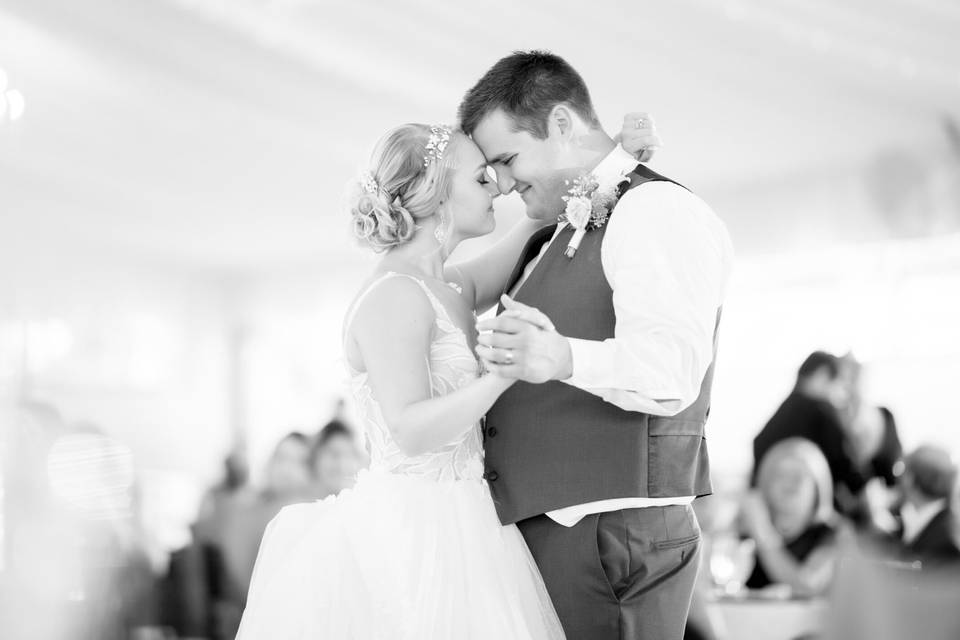 First dance as a married couple