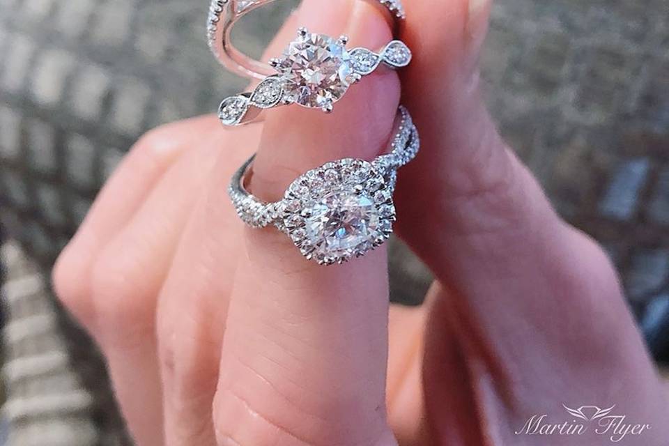 Vintage engagement rings