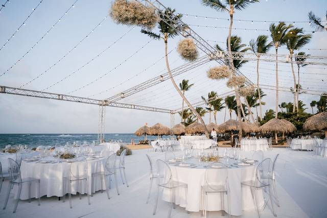 Beach Wedding Reception