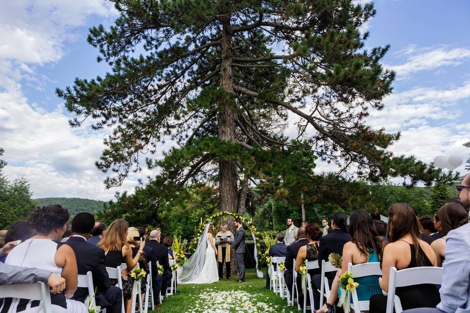 Outdoor ceremony