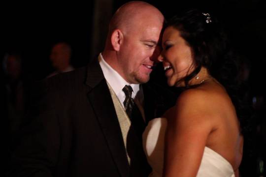 The night came to a close with Amy and Lucas, surrounded by their friends and family holding bright sparklers that lit up the dance floor. Here the newly married couple danced to Etta James's 