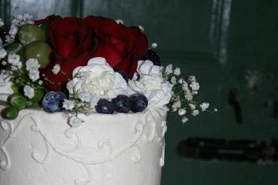 2-tier Wedding Cake, 51 servings