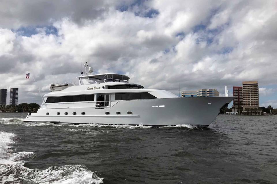 The Cliff's private 100' yacht