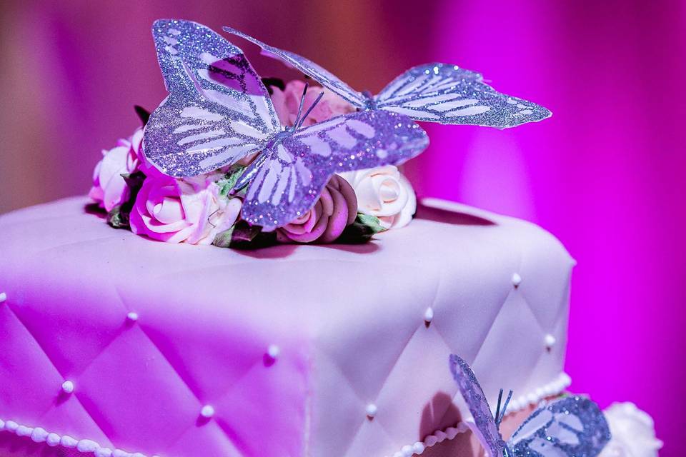 Cake with Butterfly Décor