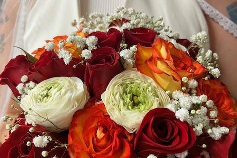 Close-up Bridal Bouquet