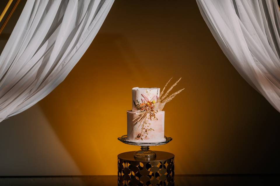 Classic tiered cake