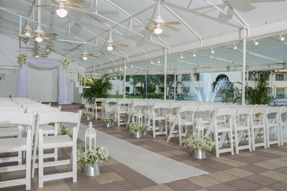 White chairs