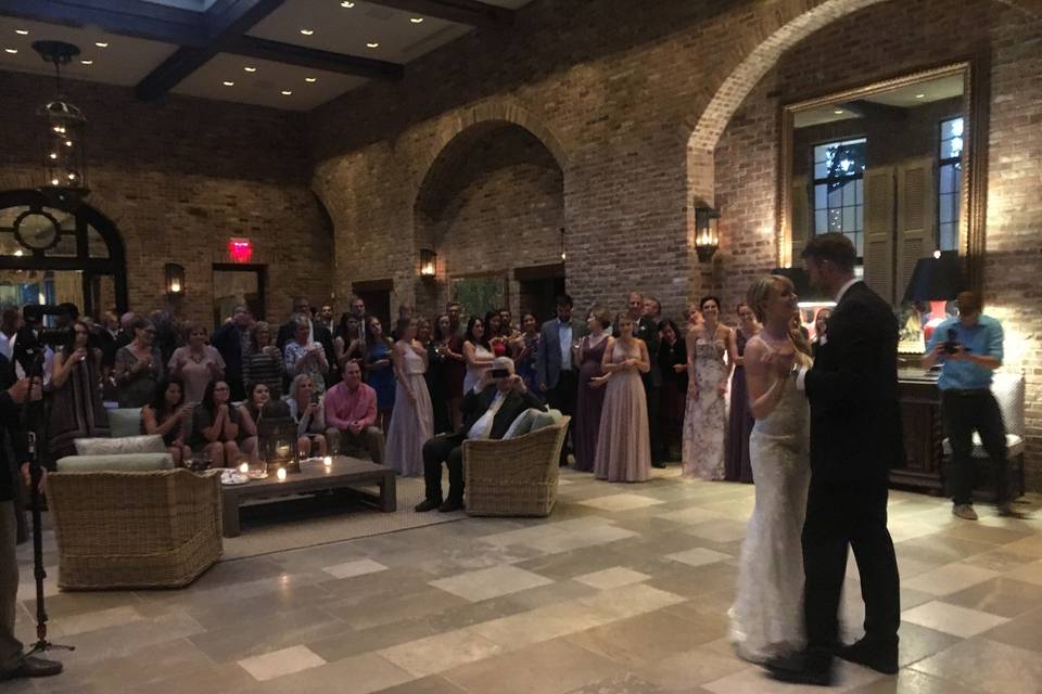 First dance great view