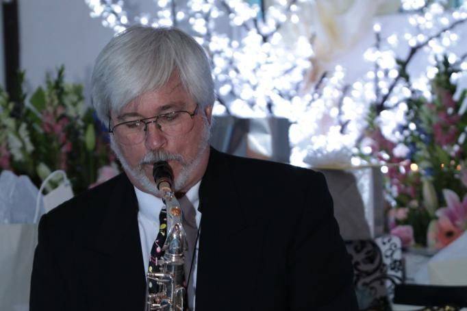 Solo saxophone performance