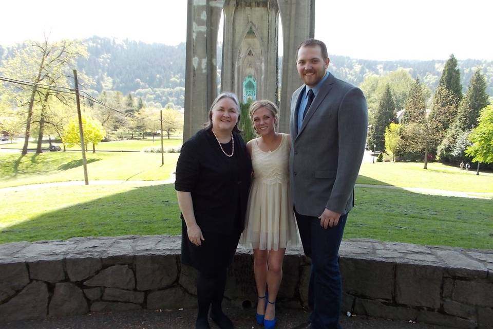 Cathedral Park Elopement