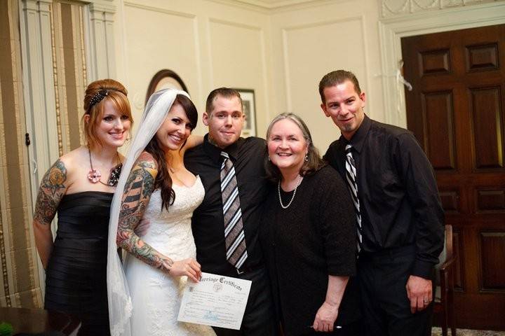 Maureen Haley, Wedding Officiant